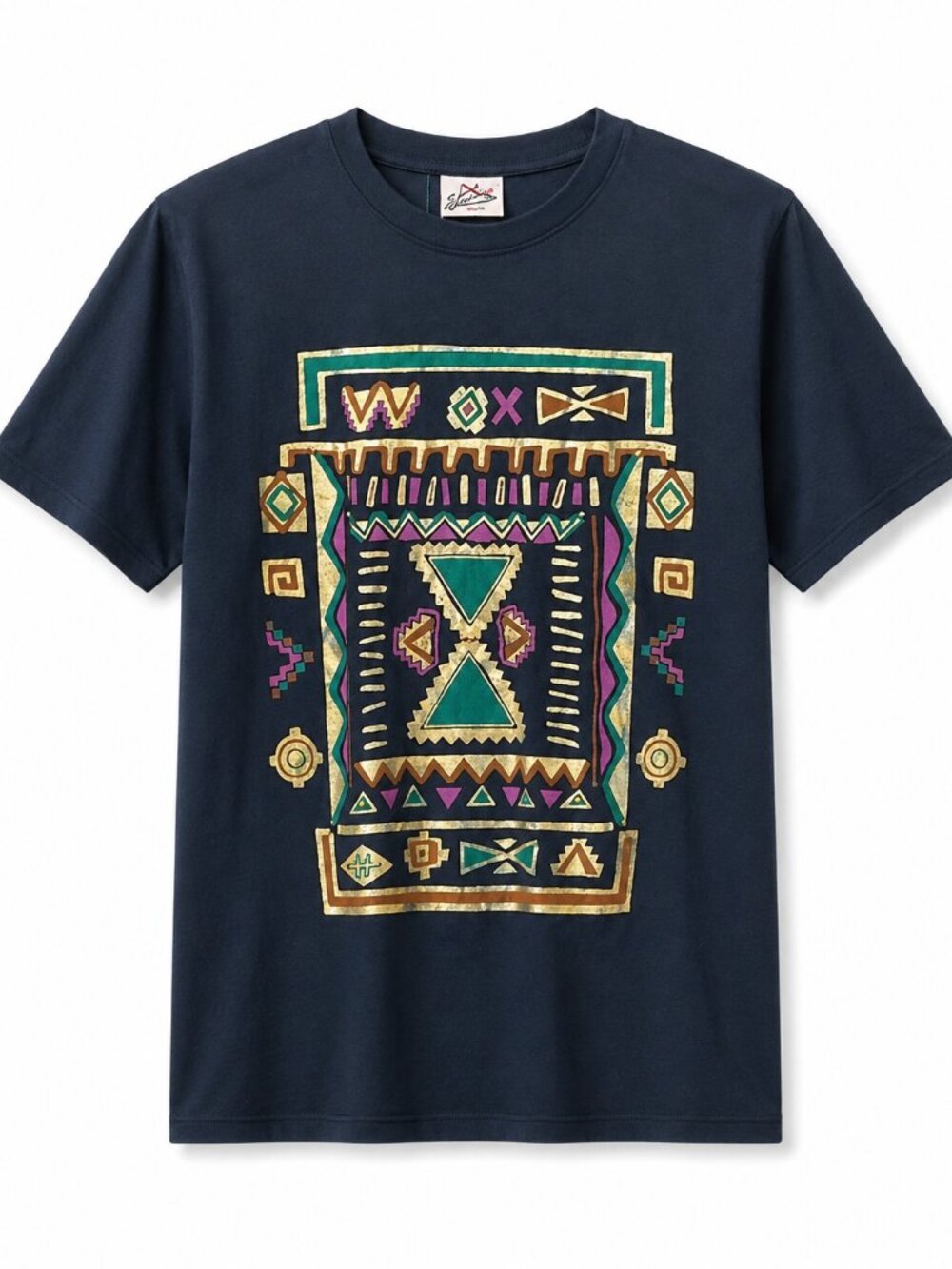 vintage 1990s Southwestern Aztec-print graphic t-shirt by Sweet Blondie